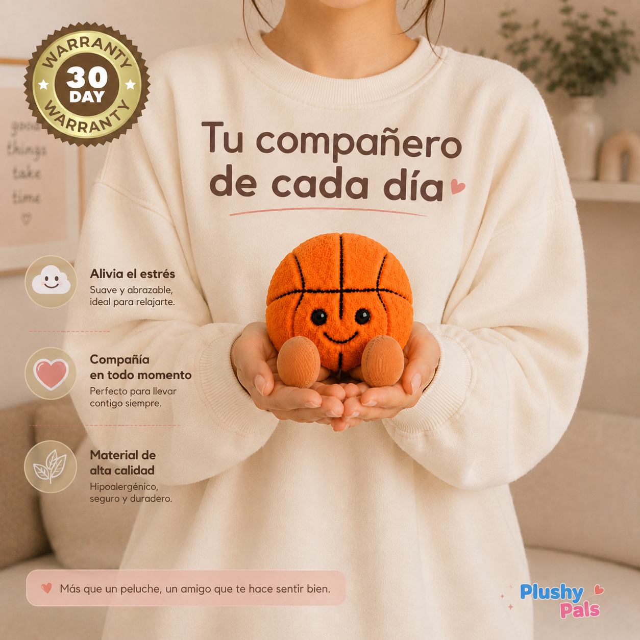 PlushyPals™ | El peluche del básquet más querido