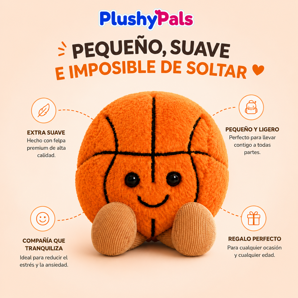 PlushyPals™ | El peluche del básquet más querido