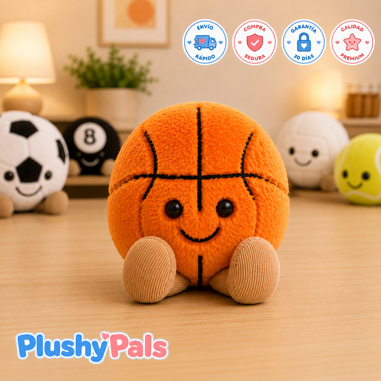PlushyPals™ | El peluche del básquet más querido
