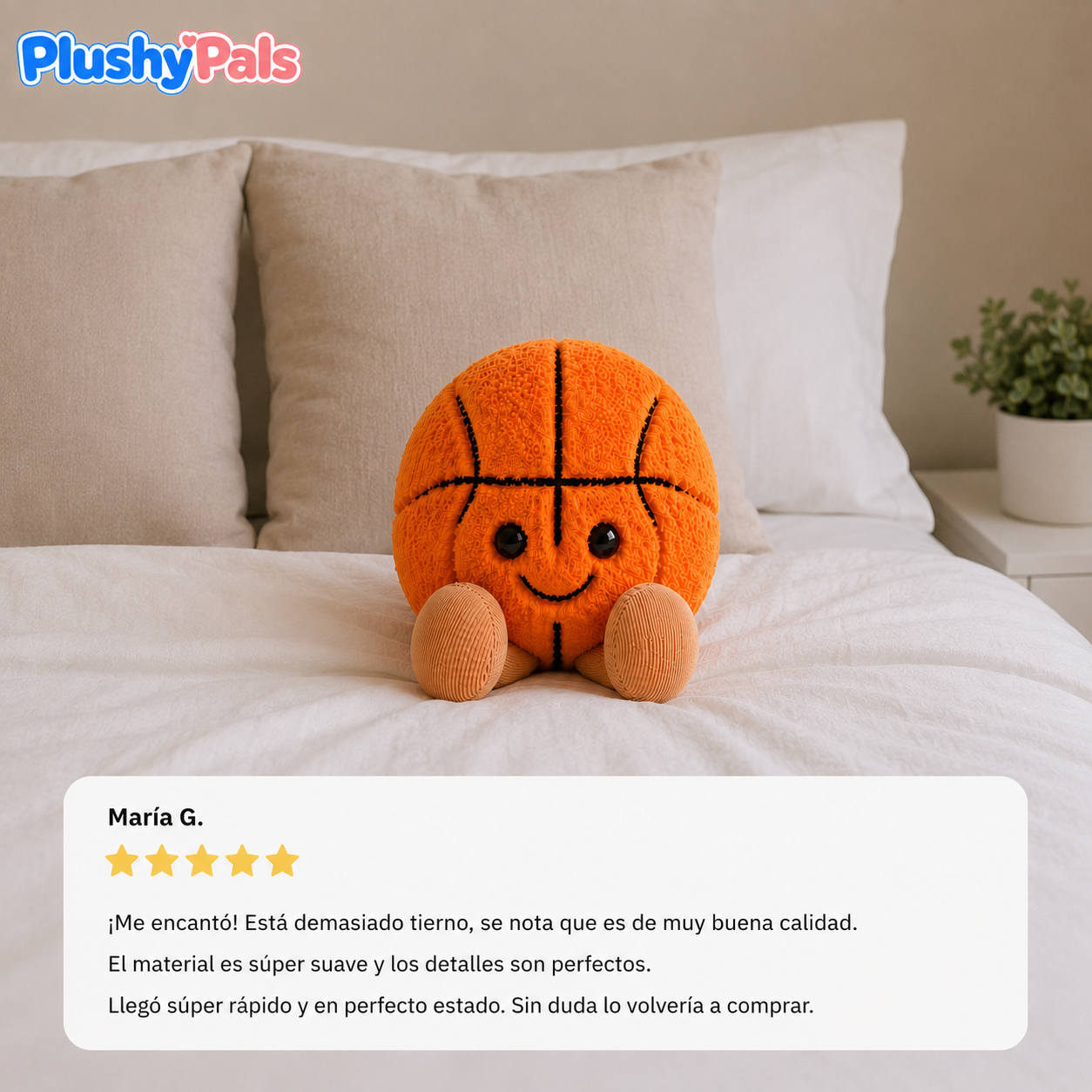 PlushyPals™ | El peluche del básquet más querido